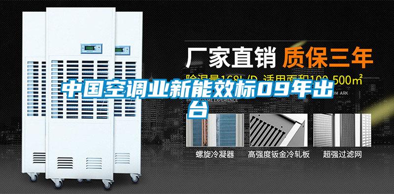 中國空調業(yè)新能效標09年出臺