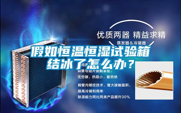 假如恒溫恒濕試驗箱結冰了怎么辦？