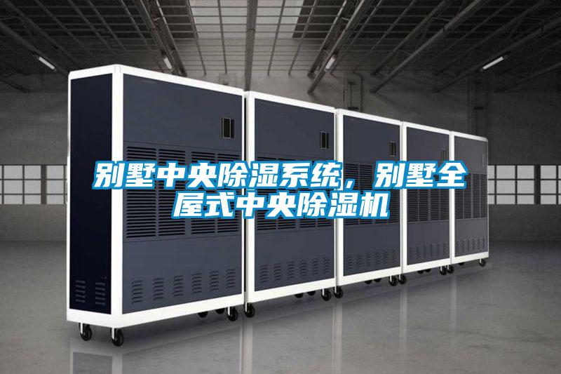 別墅中央除濕系統，別墅全屋式中央除濕機