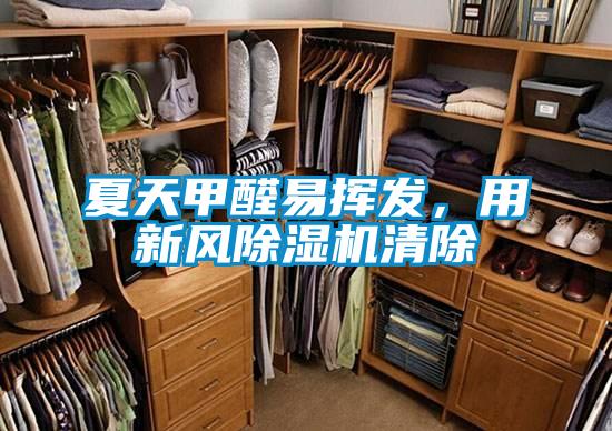 夏天甲醛易揮發，用新風除濕機清除