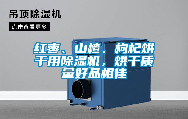 紅棗、山楂、枸杞烘干用除濕機,烘干質量好品相佳