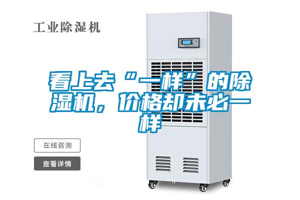 看上去“一樣”的除濕機(jī)，價(jià)格卻未必一樣