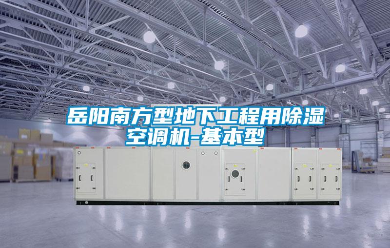 岳陽南方型地下工程用除濕空調機-基本型
