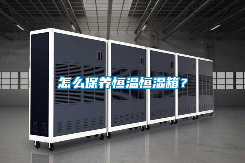 怎么保養(yǎng)恒溫恒濕箱？