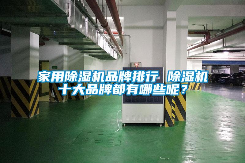 家用除濕機品牌排行 除濕機十大品牌都有哪些呢？