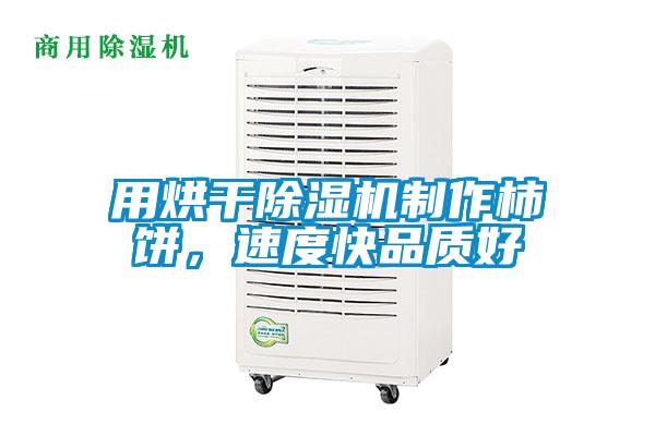 用烘干除濕機制作柿餅,速度快品質好