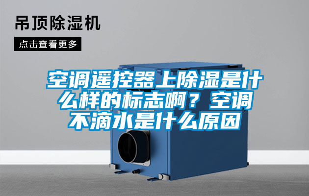 空調(diào)遙控器上除濕是什么樣的標(biāo)志?。靠照{(diào)不滴水是什么原因