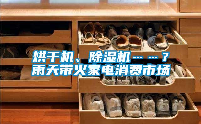 烘干機、除濕機……？雨天帶火家電消費市場