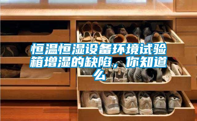 恒溫恒濕設(shè)備環(huán)境試驗箱增濕的缺陷,你知道么